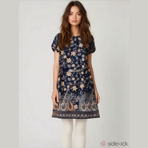 𝅺LULUS Mix Print Dress